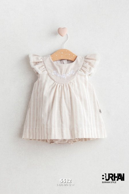 فستان بيبي مخطط