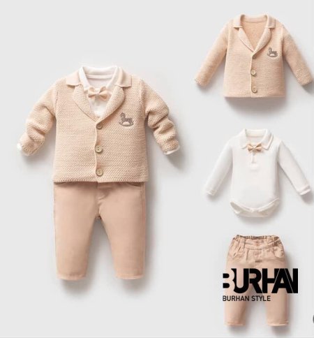 طقم صوف 3 قطع