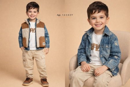 طقم ولادي 4 قطع