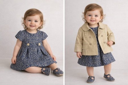 فستان مع جاكيت وحذاء