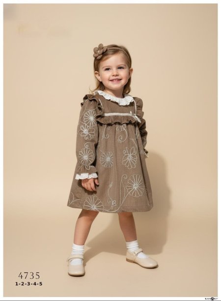 فستان بناتي قطعتين