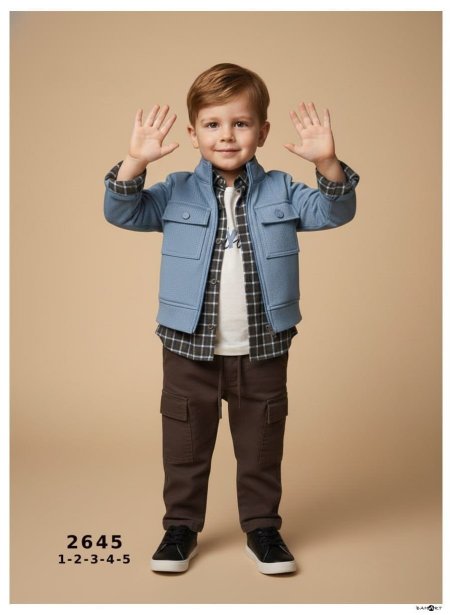 طقم ولادي 4 قطع