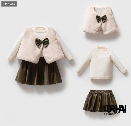 طقم تنورة 3 قطع