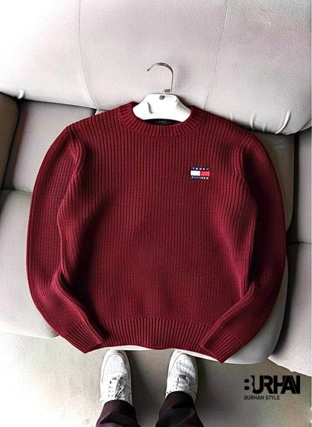 بلوزة شبابي صوف ماركة قبة مدورة