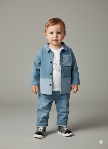 طقم جينز 3 قطع