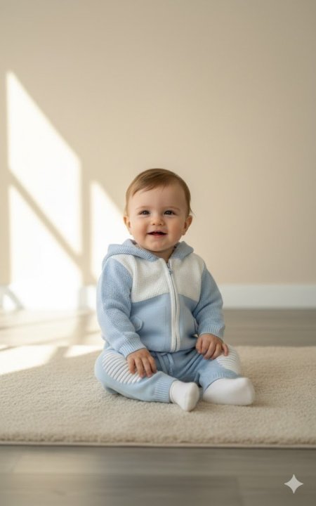 طقم صوف ناعم 3 قطع