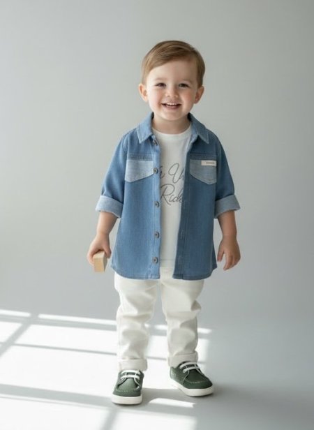 طقم جينز 3 قطع