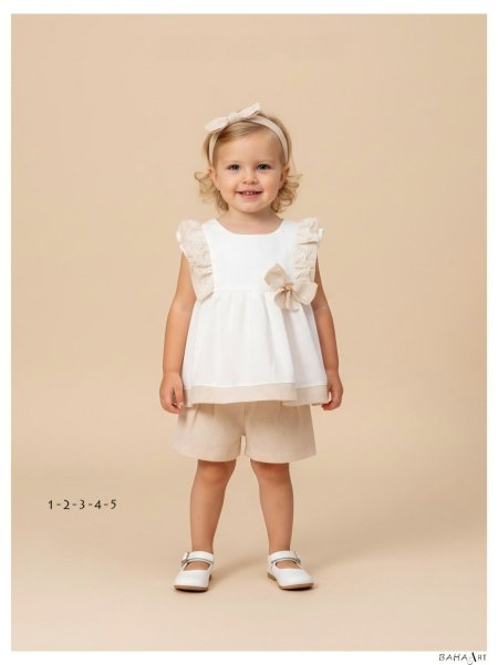 طقم بناتي شورت