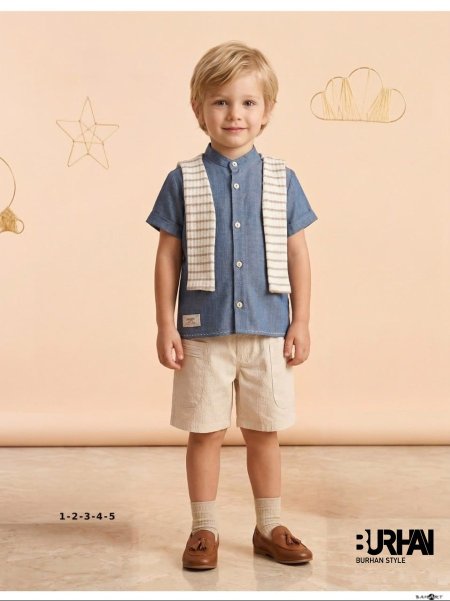 طقم ولادي شورت