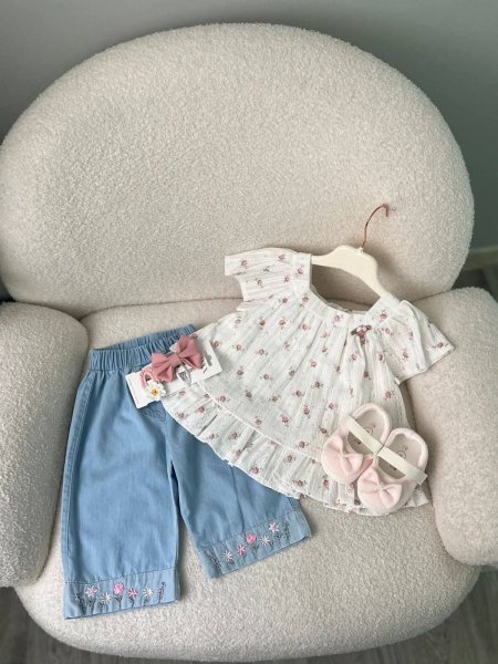 طقم بناتي قطعتين