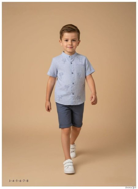 طقم شورت قطعتين