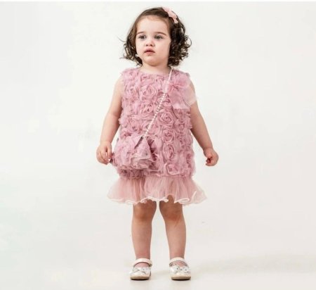 فستان مورد مع شنطة