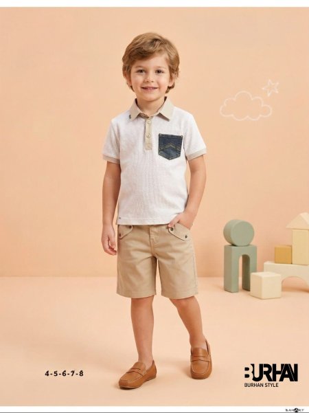 طقم ولادي شورت