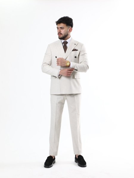 بدلة slim fit شبابي (6 ازرار )