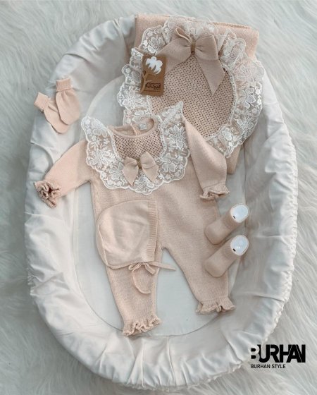 طقم مستشفى صوف ناعم 5 قطع