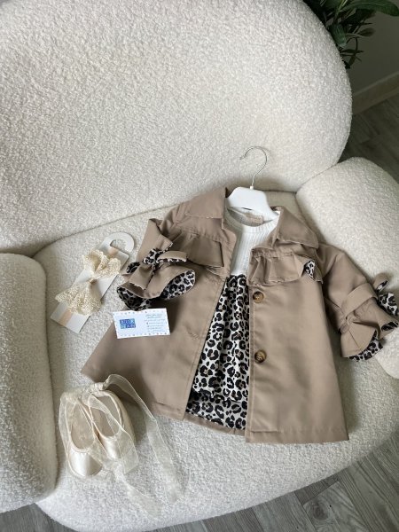 فستان بناتي مع جكيت